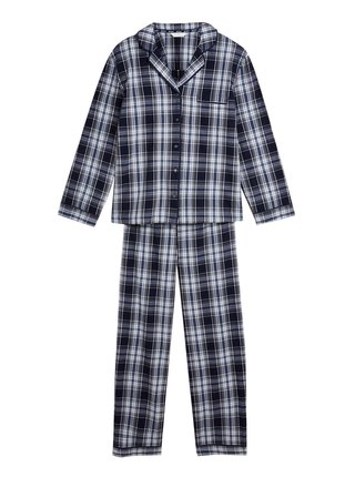 Pyžamová souprava čisté bavlny s technologií Cool Comfort™ Marks & Spencer námořnická modrá