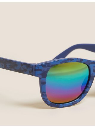 Dětské sluneční brýle s maskáčovým vzorem Marks & Spencer námořnická modrá