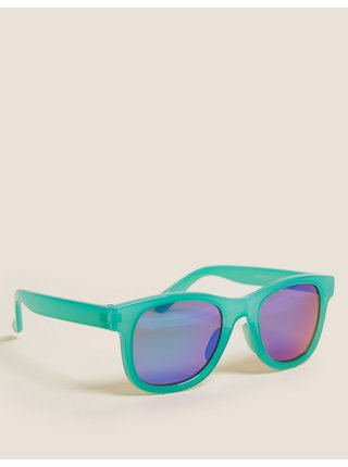 Dětské sluneční brýle typu Wayfarer Marks & Spencer zelená
