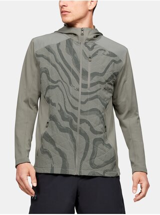 Bunda Under Armour Cg Reactor Hybrid Lite Print - šedá