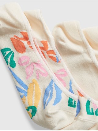 Ponožky pre ženy GAP - krémová
