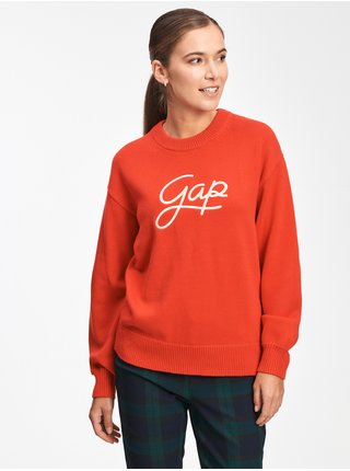 Červený dámský svetr s logem GAP