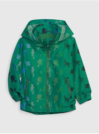 Zelená klučičí bunda GAP Disney s kapucí