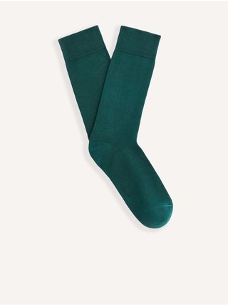 Tmavě zelené pánské ponožky Celio Milhof 