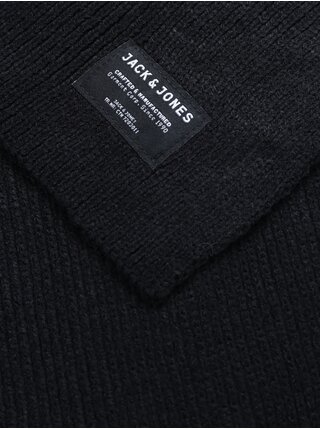 Čierny šál Jack & Jones Dna