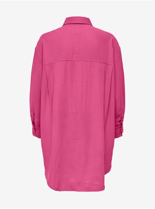 Tmavě růžová dlouhá košile ONLY Corin-Aris