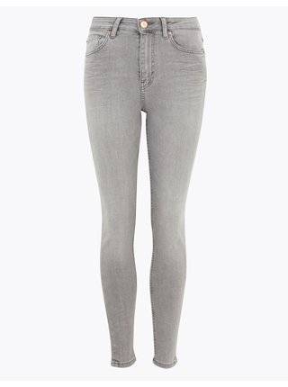 Přiléhavé džíny střihu Ivy Marks & Spencer šedá