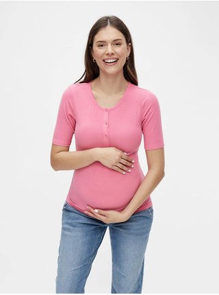 Růžové těhotenské tričko Mama.licious Neda