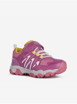 Ružové dievčenské topánky Geox Magnetar Girl