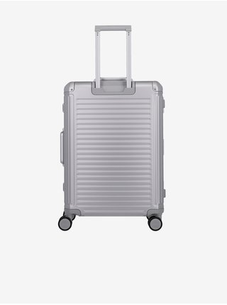Cestovní kufr Travelite Next 4w M - stříbrná