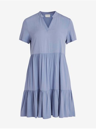 Světle modré volné šaty VILA Morose