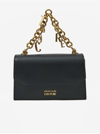 Černá dámská malá crossbody kabelka s ozdobnými detaily Versace Jeans Couture