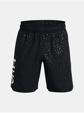 Kraťasy Under Armour UA Woven Emboss Shorts - černá