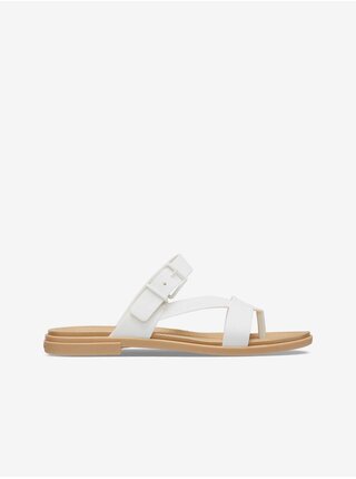 Bílé dámské žabky Crocs Tulum