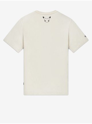 Krémové unisex tričko s potlačou Converse X POKEMON