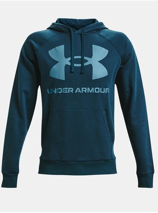 Mikina Under Armour UA Rival Fleece Big Logo HD - modrá