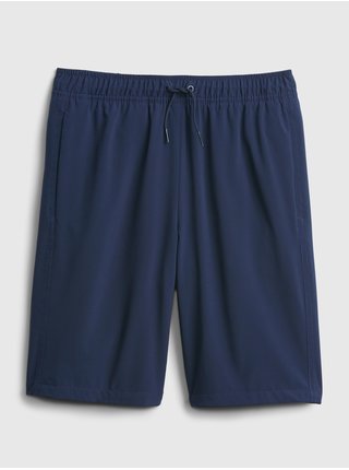 Tmavomodré chlapčenské kraťasy GAP teen recycled quick-dry shorts
