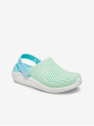 Crocs zelené unisex topánky LiteRide Clog Neo Mint/White