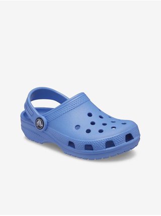 Modré dětské pantofle Crocs