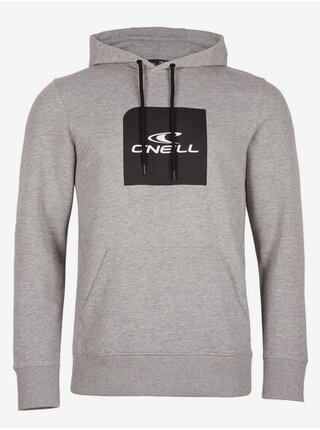 Šedá pánská žíhaná mikina s kapucí O'Neill Cube