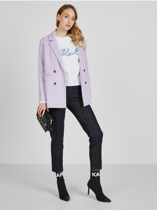 Bílá dámská mikina KARL LAGERFELD