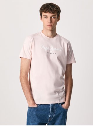Ružové pánske tričko Pepe Jeans Eggo