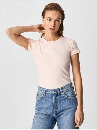 Ružové dámske tričko Pepe Jeans New Virginia