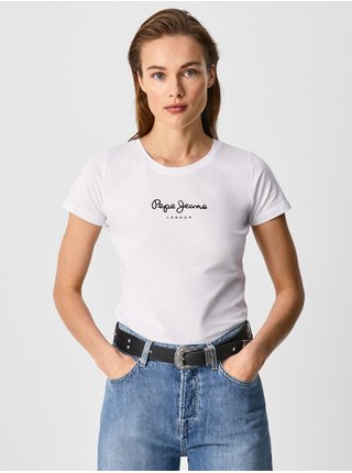 Biele dámske tričko Pepe Jeans New Virginia