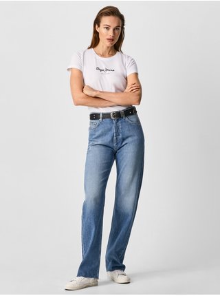 Bílé dámské tričko Pepe Jeans New Virginia