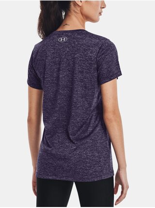 Fialové dámské tričko Under Armour Tech SSV - Twist