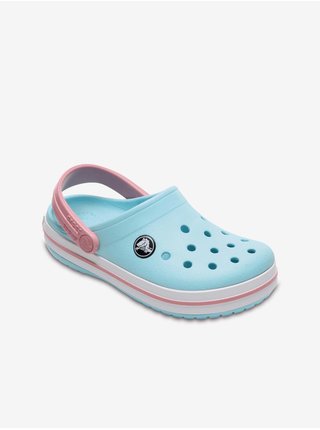 Světle modré dětské pantofle Crocs Crocband Clog