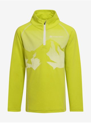 Zelené dětské vzorované sportovní tričko Alpine Pro NEVEO 6