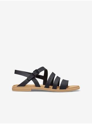 Černé dámské páskové sandály Tulum
