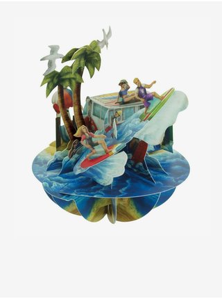 Papírová 3D dekorace Santoro London Beach&Surfing