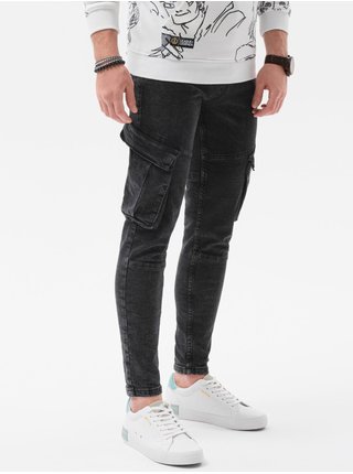 Pánské riflové kalhoty P1079 - černá