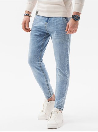 Pánské riflové kalhoty P1077 - světle džínová