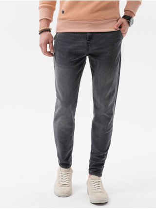Pánské riflové kalhoty P1077 - černá