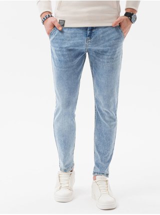 Pánské riflové kalhoty P1077 - světle džínová