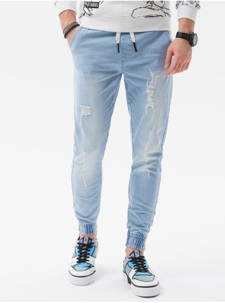 Pánské riflové kalhoty P1081 - blankytně modrá
