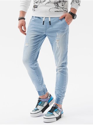 Pánské riflové kalhoty P1081 - blankytně modrá