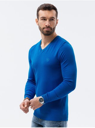 Modrý pánský svetr Ombre Clothing E191