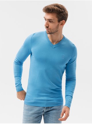 Modrý pánský svetr Ombre Clothing E191