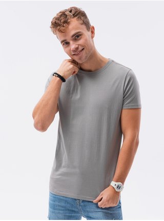 Pánské tričko bez potisku S1370 - šedá