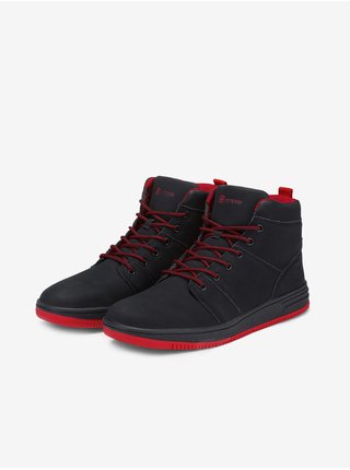 Černé pánské zimní sneakers boty Ombre Clothing T311