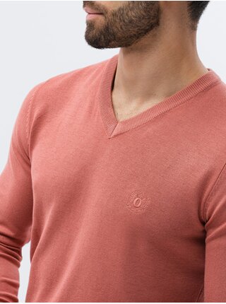 Růžová pánský svetr Ombre Clothing E191