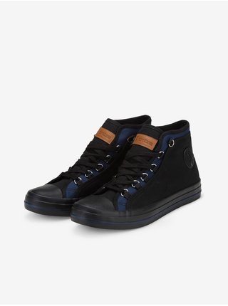 Černé pánské sneakers boty Ombre Clothing T375