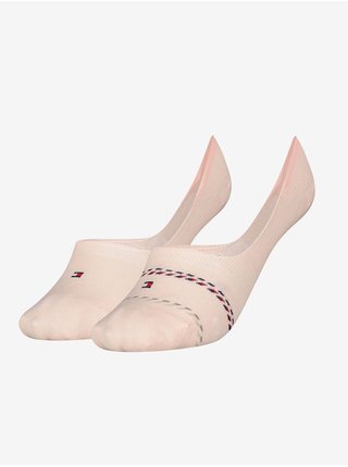 Sada dvou párů dámských ponožek v růžové barvě Tommy Hilfiger Underwear