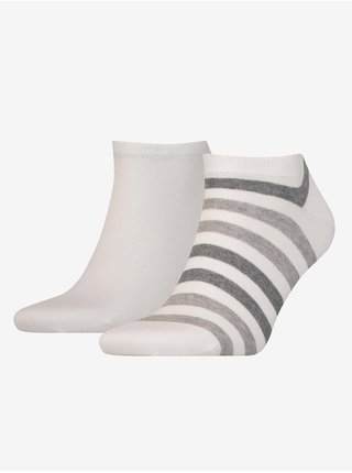 Sada dvoch párov pánskych ponožiek v bielej farbe Tommy Hilfiger Underwear