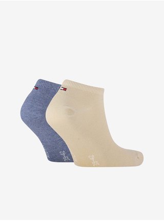 Sada dvou párů pánských ponožek v modré a béžové barvě Tommy Hilfiger Underwear