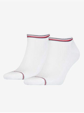 Sada dvou párů pánských ponožek v bílé barvě Tommy Hilfiger